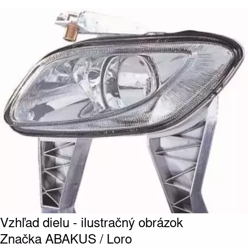 Hlavný reflektor 421710-E /POLCAR/ - obr. 2