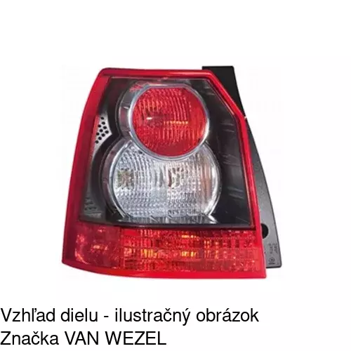 Zadné svetlo POLCAR 4312871T