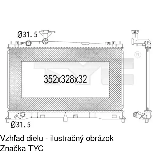 Chladiče vody POLCAR 4519081K