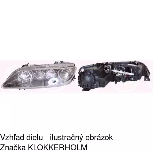 Hlavný reflektor 4519095E /POLCAR/ - obr. 2