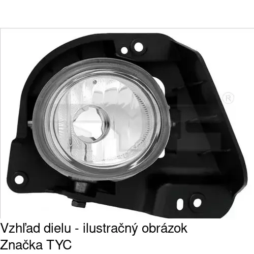 Hmlové svetlo - predné POLCAR 4533300E