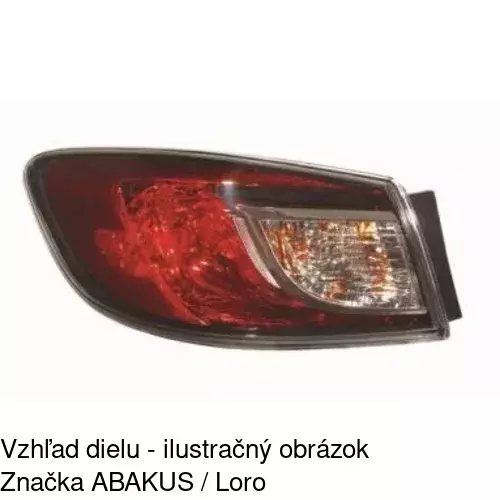 Zadné svetlo 4542889E /POLCAR/ - obr. 2