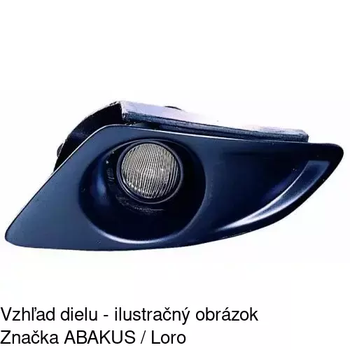 Hmlové svetlo - predné 4550290E /POLCAR/ - obr. 4
