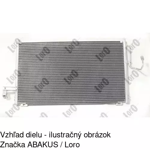 Chladiče klimatizácie 4555K8C2 /POLCAR/ - obr. 1