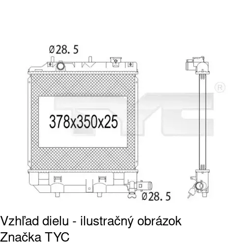 Chladiče vody POLCAR 4571081K