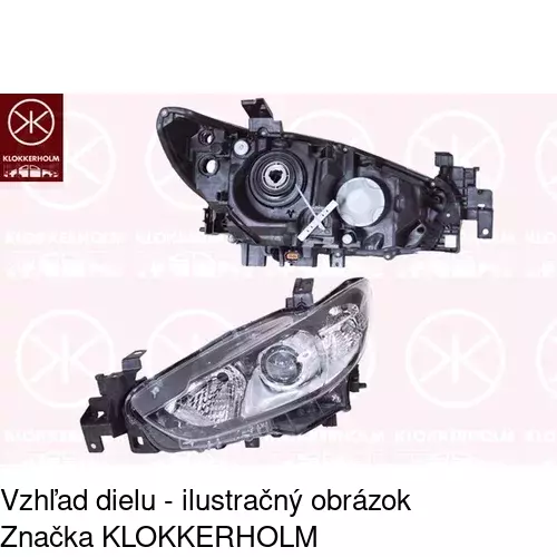 Hlavný reflektor 45D110-E /POLCAR/ - obr. 2
