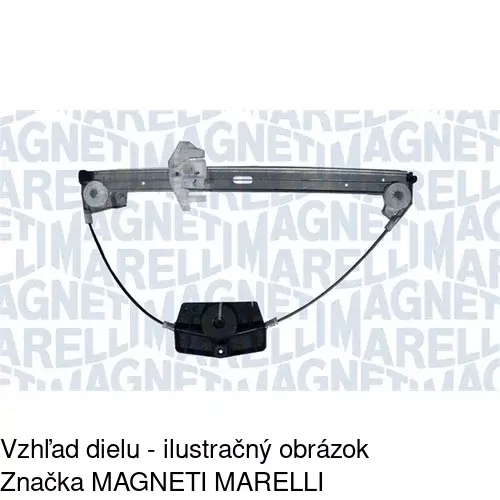 Mechanizmus sťahovania okna elektrický bez motora 4746PSG2 /POLCAR/ - obr. 1