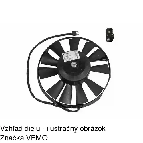 Ventilátory chladičov 500123W1 /POLCAR/ - obr. 1