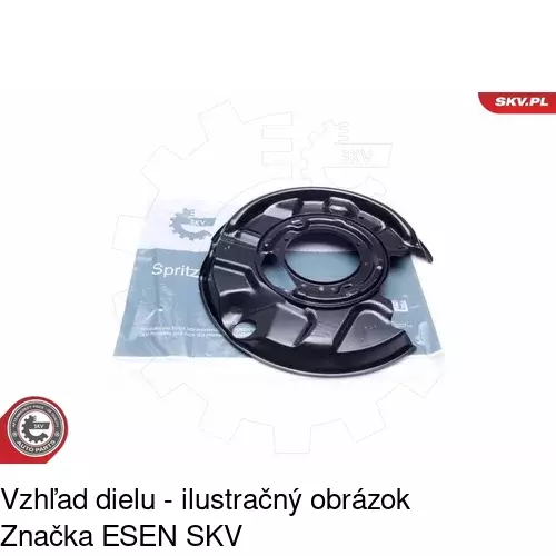 Brzdovy štít 5001OT-5 /POLCAR/ - obr. 2