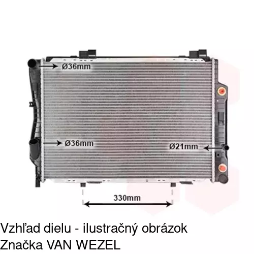 Chladiče vody 500208-7 /POLCAR/ - obr. 2
