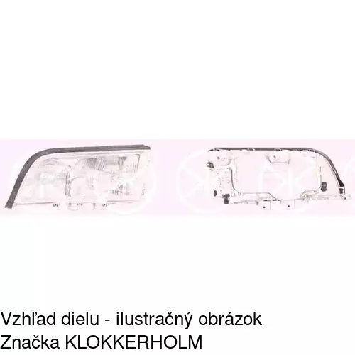 Hlavný reflektor 500210-E /POLCAR/ - obr. 3