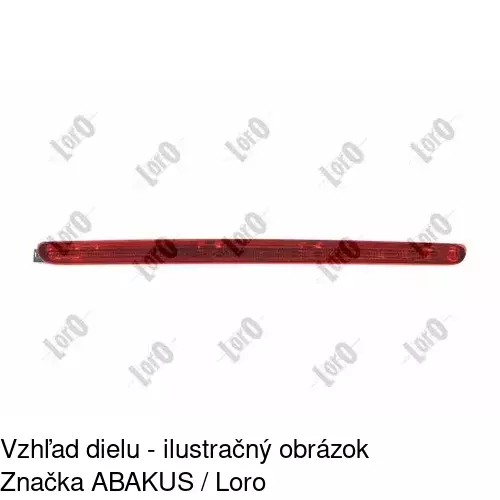 Svetlo stop 5003911E /POLCAR/ - obr. 3