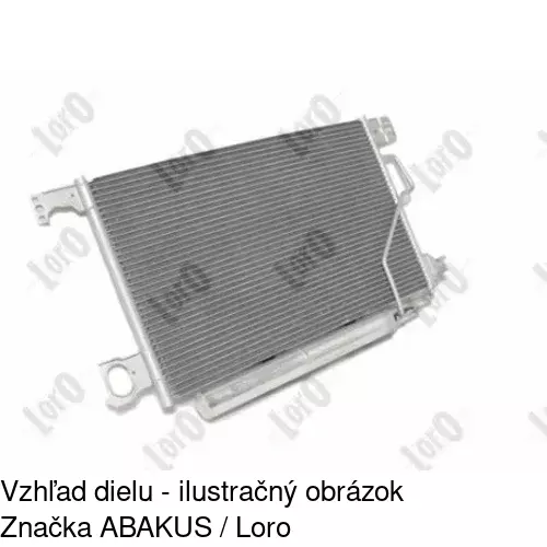 Chladiče klimatizácie 5003K8C5 /POLCAR/ - obr. 2