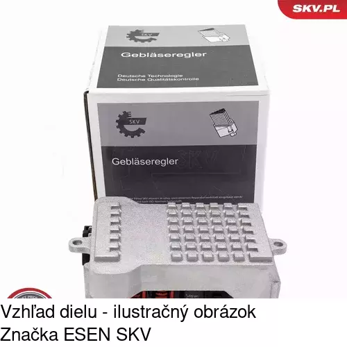 Ovládače klimatizácie 5003KST-1 /POLCAR/ - obr. 2