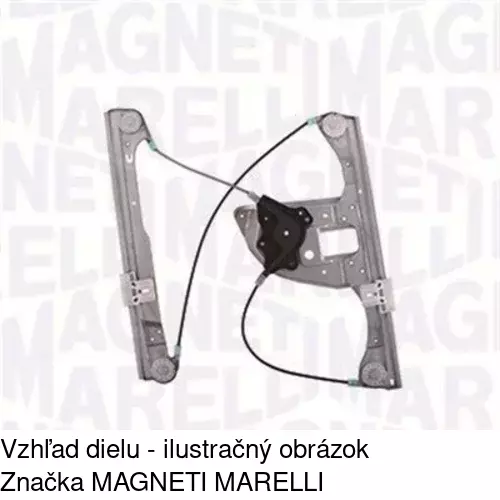 Mechanizmus sťahovania okna elektrický bez motora 5003PSG2 /POLCAR/ - obr. 1