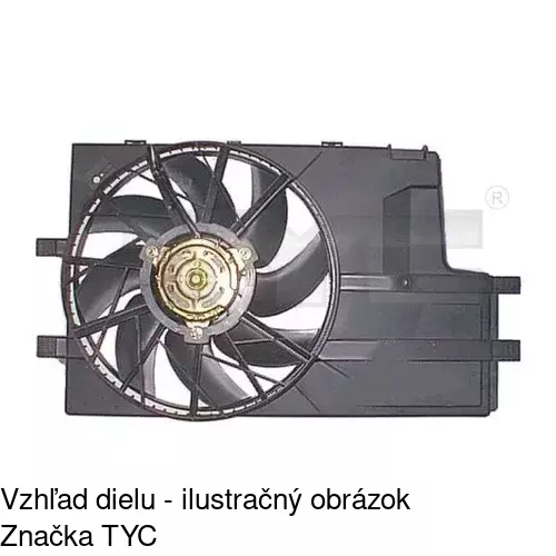 Ventilátory chladičov POLCAR 500523W1