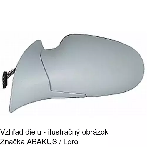 Vonkajšie zrkadlo 5005513M /POLCAR/ - obr. 2