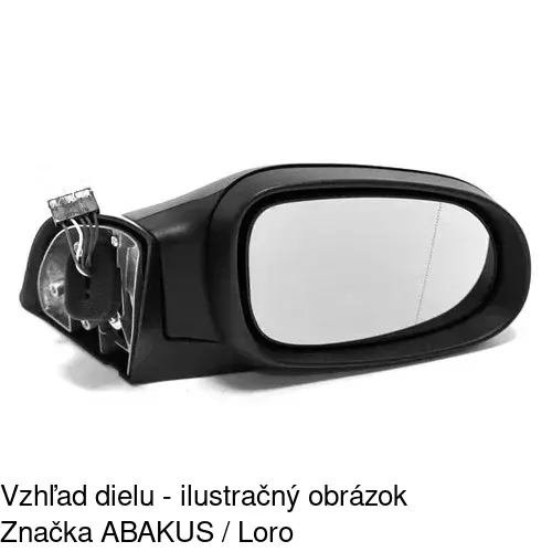 Vonkajšie zrkadlo 5005523M /POLCAR/ - obr. 3