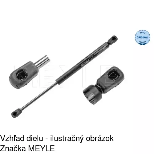 Plynová pružina 5007AB /POLCAR/ - obr. 2