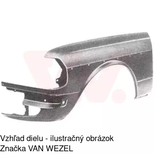 Predný blatník 501302-Q /POLCAR/ - obr. 1