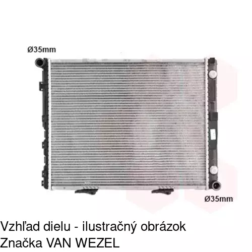 Chladiče vody 501408-9 /POLCAR/ - obr. 1