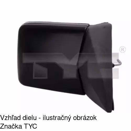 Vonkajšie zrkadlo 5014522M /POLCAR/ - obr. 3
