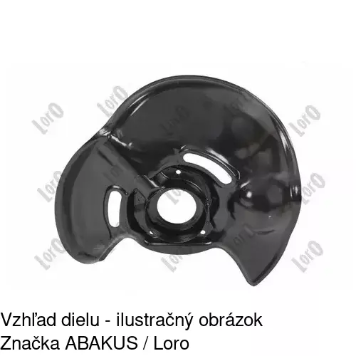 Brzdovy štít 5014OT-2 /POLCAR/ - obr. 1