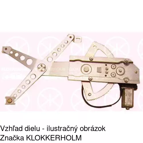 Elektrický mechanizmus okna dverí POLCAR 5014PSE1
