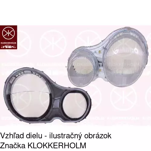 Sklo reflektora 501512-E /POLCAR/ - obr. 2
