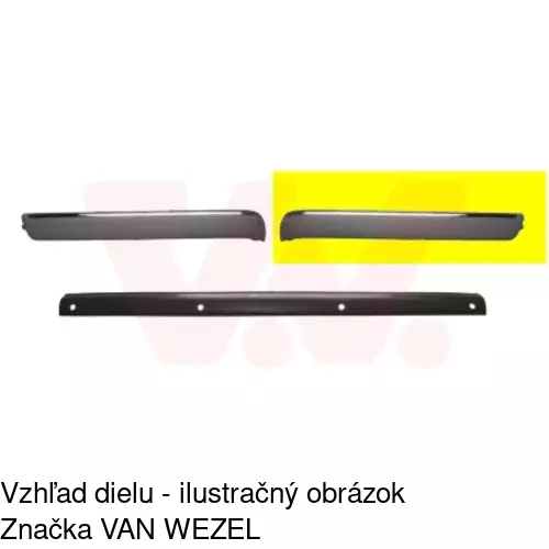 Lišta nárazníka 50159612 /POLCAR/ - obr. 2