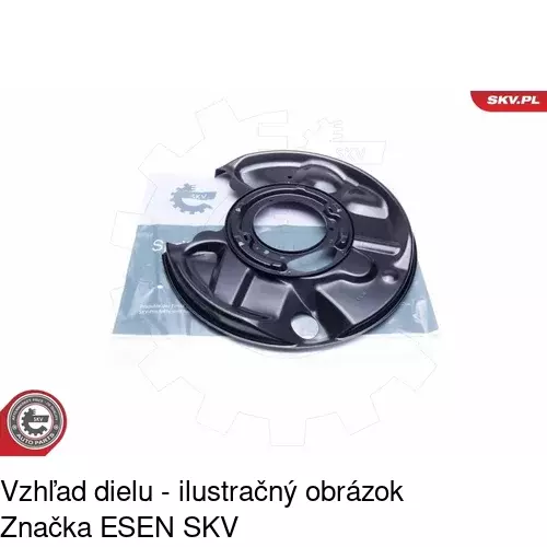 Brzdovy štít 5015OT-6 /POLCAR/ - obr. 2