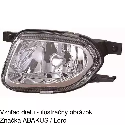 Hmlové svetlo - predné 501629-E /POLCAR/ - obr. 5