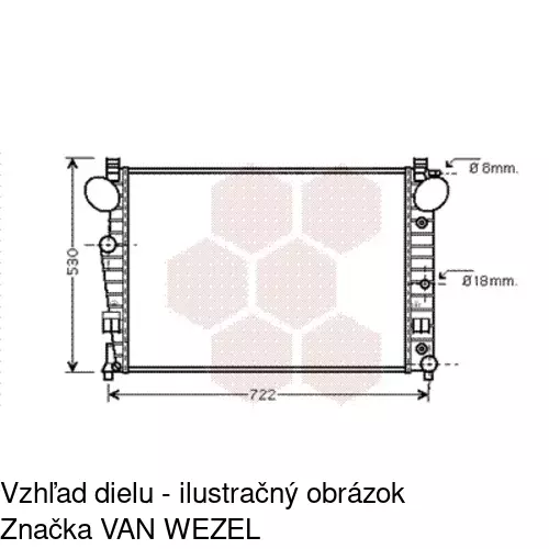 Chladiče vody 5025082X /POLCAR/ - obr. 1