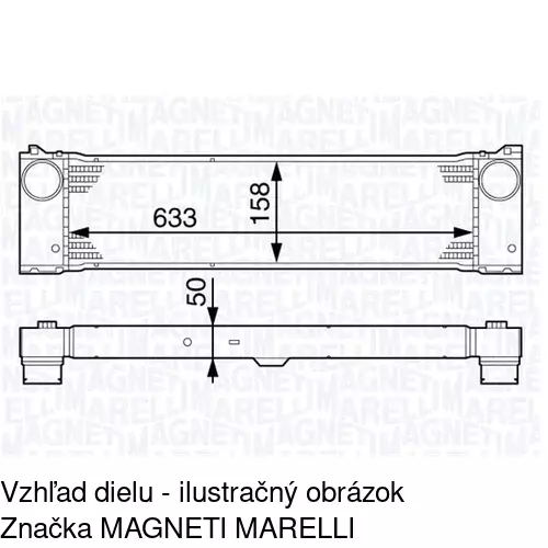Chladiče vzduchu (Intercoolery) POLCAR 5040J8-2