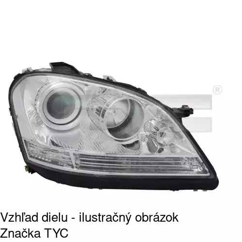 Hlavný reflektor POLCAR 504509-H
