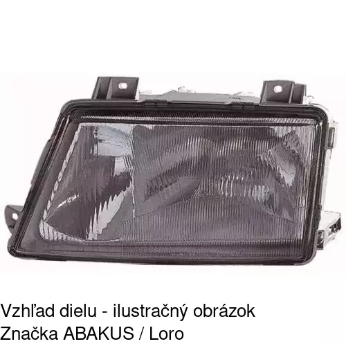 Hlavný reflektor 5062103E /POLCAR/ - obr. 1