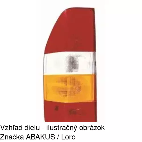 Zadné svetlo POLCAR 5062871C