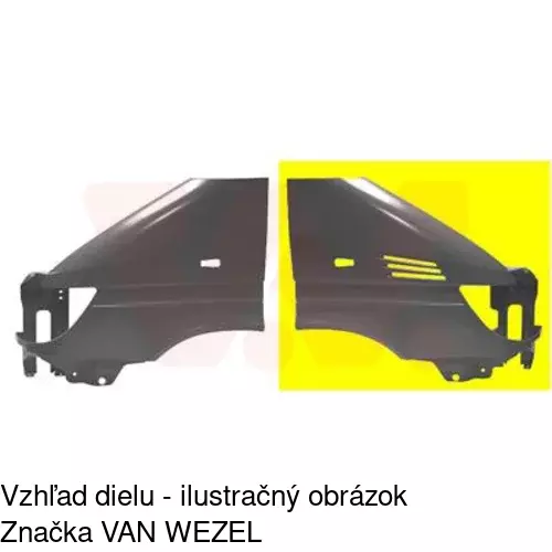 Predný blatník 506302-J /POLCAR/ - obr. 1