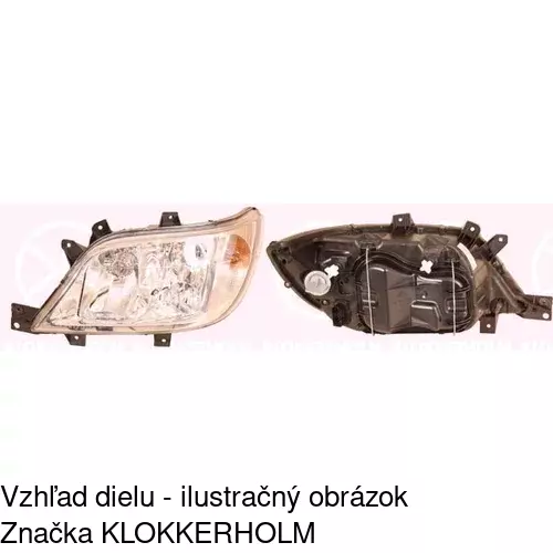 Hlavný reflektor 5064103E /POLCAR/ - obr. 2
