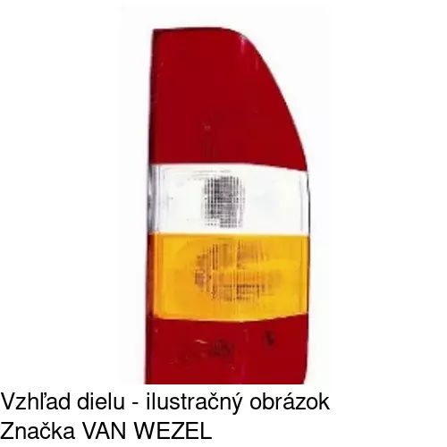 Žiarovková lišta zadného svetla 5064879 /POLCAR/ - obr. 4