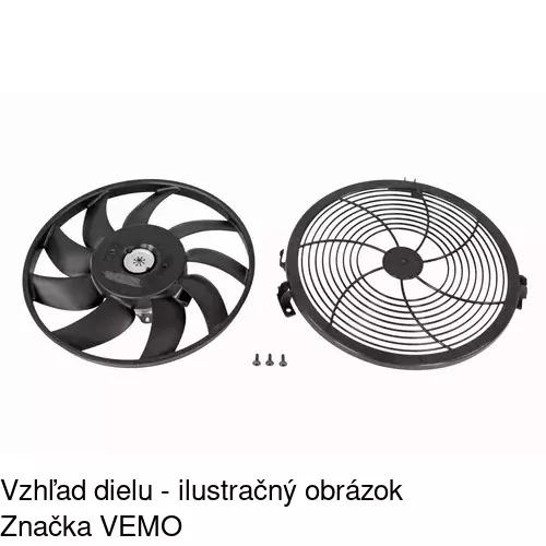 Ventilátor bez krytu / podpery 506523U2X /POLCAR/ - obr. 1