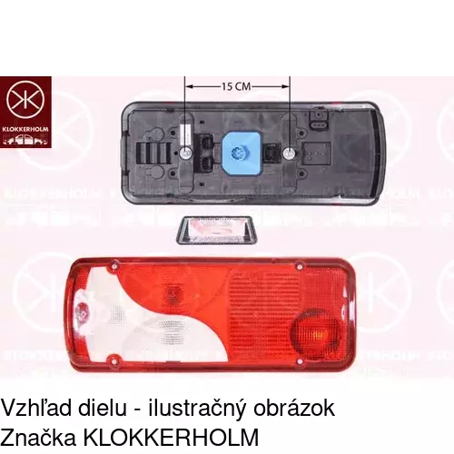 Zadné svetlo 5065875E /POLCAR/ - obr. 2
