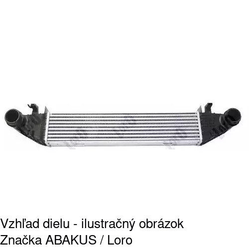 Chladiče vzduchu (Intercoolery) 5070J8-2 /POLCAR/ - obr. 3