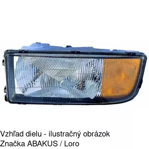 Hlavný reflektor 5080105E /POLCAR/ - obr. 1
