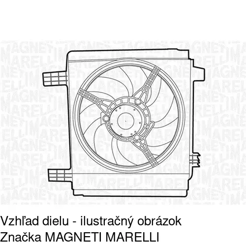 Ventilátory chladičov 509523W1X /POLCAR/ - obr. 1