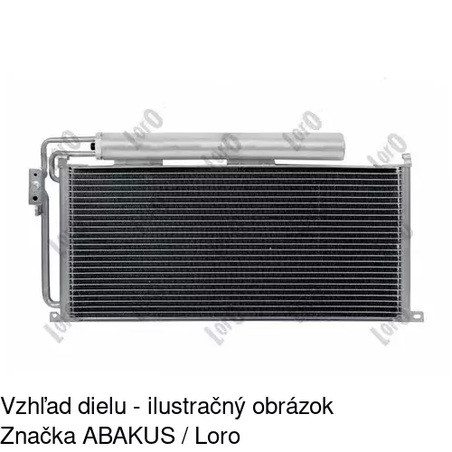 Chladiče klimatizácie 5096K8C1 /POLCAR/ - obr. 1