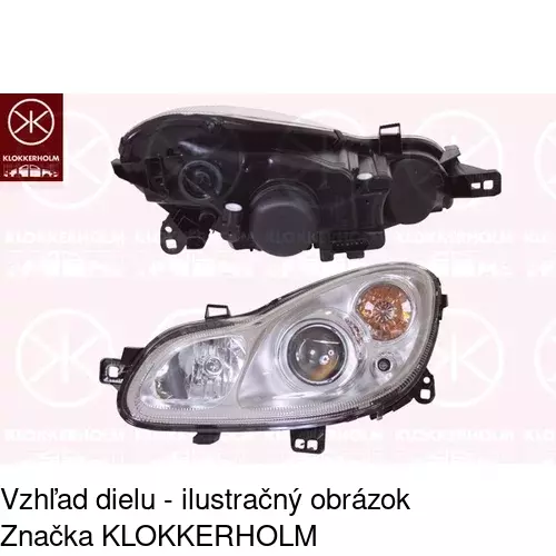 Hlavný reflektor 509810-E /POLCAR/ - obr. 1