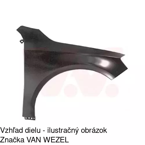 Predný blatník 50C102-1 /POLCAR/ - obr. 1