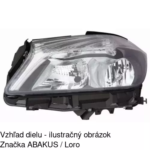Hlavný reflektor 50C110-E /POLCAR/ - obr. 1