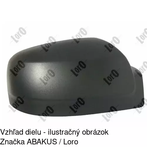 Rám vonkajšieho zrkadla 50N155TM /POLCAR/ - obr. 4
